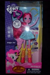 Size: 3072x4608 | Tagged: safe, pinkie pie, equestria girls, doll, figurine, humanized, merchandise, ponied up