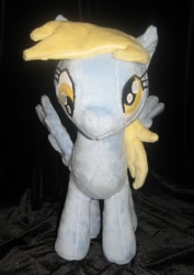 Size: 980x1388 | Tagged: safe, artist:whiteheather, derpy hooves, pegasus, pony, female, irl, mare, photo, plushie