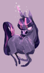 Size: 450x744 | Tagged: safe, artist:verticalart, derpibooru import, twilight sparkle, magic, solo