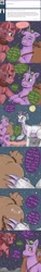 Size: 1280x8329 | Tagged: safe, artist:superlucky13, pinkie pie, rarity, spike, bat pony, dragon, pony, ask, ask bat pony pinkie, bat ponified, comic, dragonified, pinkiebat, ponified, race swap, raridragon, species swap, tumblr