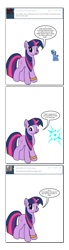 Size: 720x2592 | Tagged: safe, artist:dekomaru, derpibooru import, twilight sparkle, oc, oc:nebula, teleportation, tumblr, tumblr:ask twixie