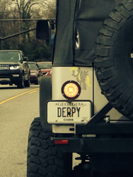 Size: 900x1200 | Tagged: safe, derpy hooves, pegasus, pony, female, mare, photo, vanity plate