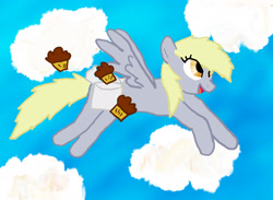 Size: 2160x1584 | Tagged: safe, artist:sharkiity, derpy hooves, pegasus, pony, female, mare, solo