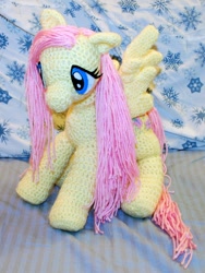 Size: 450x600 | Tagged: safe, artist:onehitwonder, fluttershy, irl, photo, plushie