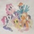 Size: 1024x1012 | Tagged: safe, artist:amaryllisg, derpibooru import, applejack, fluttershy, pinkie pie, rainbow dash, rarity, twilight sparkle, earth pony, pegasus, pony, unicorn, female, mane six, mane six opening poses, traditional art