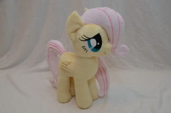 Size: 600x397 | Tagged: safe, artist:makeshiftwings30, fluttershy, filly, irl, photo, plushie