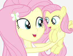 Size: 692x527 | Tagged: safe, artist:dm29, fluttershy, pony, equestria girls, cute, duo, filly, holding a pony, human ponidox, julian yeo is trying to murder us, pony pet, shyabetes, square crossover