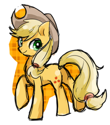 Size: 514x582 | Tagged: safe, applejack, earth pony, pony, female, mare, solo