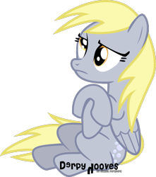 Size: 795x899 | Tagged: safe, artist:oobrushstrokeoo, derpy hooves, pegasus, pony, female, mare, pouting, solo