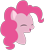 Size: 1024x1163 | Tagged: safe, artist:hankovich, pinkie pie, earth pony, pony, minimalist, simple background, solo, transparent background, vector