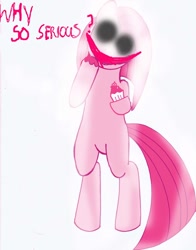 Size: 900x1146 | Tagged: safe, artist:rayodragon, pinkie pie, pony, bipedal, pinkamena diane pie, solo