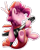 Size: 678x848 | Tagged: safe, artist:xioade, pinkie pie, earth pony, lobster, pony, clothes, costume, guitar, solo