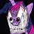 Size: 1399x1435 | Tagged: safe, artist:flutteranderson, derpibooru import, twilight sparkle, angry, face, solo, teeth