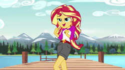 Size: 1280x720 | Tagged: safe, screencap, sunset shimmer, equestria girls, legend of everfree, solo