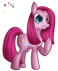 Size: 500x610 | Tagged: safe, artist:kopaleo, pinkie pie, earth pony, pony, crying, pinkamena diane pie, solo