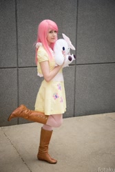 Size: 801x1200 | Tagged: safe, artist:margotlarue, fluttershy, human, cosplay, irl, irl human, photo, solo