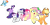 Size: 6513x3266 | Tagged: safe, artist:ejlightning007arts, derpibooru import, applejack, fluttershy, pinkie pie, rainbow dash, rarity, spike, twilight sparkle, twilight sparkle (alicorn), alicorn, dragon, earth pony, pegasus, pony, unicorn, my little pony: the movie, female, flying, mane seven, mane six, mare, running, scared, simple background, transparent background