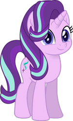 Size: 1210x2018 | Tagged: safe, artist:peahead, starlight glimmer, pony, unicorn, my little pony: the movie, cute, female, glimmerbetes, looking at you, mare, movie accurate, simple background, smiling, solo, transparent background, vector