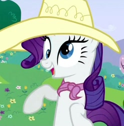 Size: 930x942 | Tagged: safe, screencap, rarity, pony, unicorn, a canterlot wedding, derp, faic, hat, silly, solo