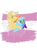 Size: 935x1276 | Tagged: safe, artist:lazyjp, derpibooru import, applejack, rainbow dash, earth pony, pegasus, pony, appledash, bed, blushing, female, hug, lesbian, liarjack, loose hair, mare, pillow, pixiv, shipping