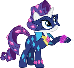 Size: 6100x5670 | Tagged: safe, artist:90sigma, radiance, rarity, pony, unicorn, power ponies (episode), absurd resolution, clothes, mask, power ponies, simple background, solo, transparent background, vector
