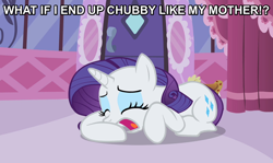 Size: 652x389 | Tagged: safe, rarity, pony, unicorn, female, horn, image macro, mare, solo, white coat