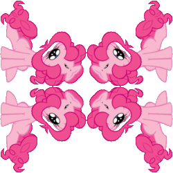 Size: 400x400 | Tagged: safe, pinkie pie, earth pony, pony, animated, female, kaleidoscope, mare, pink coat, pink mane, solo