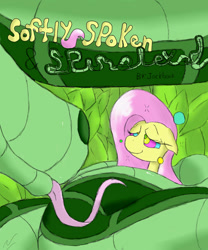 Size: 720x864 | Tagged: safe, artist:jockbock, fluttershy, pegasus, pony, snake, coils, comic, cover, imminent vore, kaa, mind control, peril