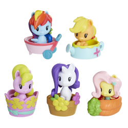 Size: 900x900 | Tagged: safe, derpibooru import, applejack, daisy, flower wishes, fluttershy, rainbow dash, rarity, sea pony, equestria girls, chibi, cutie mark crew, merchandise, official, toy