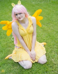 Size: 751x960 | Tagged: safe, artist:akemiyukimura, fluttershy, human, cosplay, irl, irl human, photo, solo