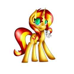 Size: 5250x5250 | Tagged: safe, artist:greenfox27, sunset shimmer, absurd resolution, simple background, solo, transparent background