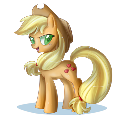 Size: 1316x1272 | Tagged: safe, artist:pauuhanthothecat, applejack, earth pony, pony, female, looking at you, mare, solo