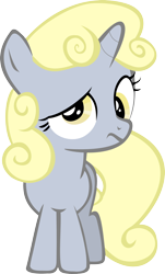 Size: 1600x2650 | Tagged: safe, artist:cwossie, derpy hooves, sweetie belle, pegasus, pony, female, mare, palette swap, simple background, solo, transparent background, vector