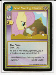 Size: 477x640 | Tagged: safe, fluttershy, pegasus, pony, ccg, enterplay, merchandise, mlp trading card game