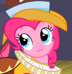 Size: 686x710 | Tagged: safe, chancellor puddinghead, pinkie pie, earth pony, pony, :3, cute, diapinkes, solo