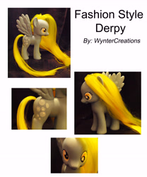 Size: 7087x8504 | Tagged: safe, artist:wyntercreations, derpy hooves, pegasus, pony, absurd resolution, custom, female, mare, toy