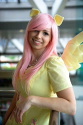 Size: 639x960 | Tagged: safe, artist:usagi3x4, fluttershy, human, cosplay, irl, irl human, otakon, photo, solo