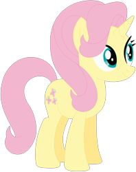 Size: 1024x1292 | Tagged: safe, artist:ra1nb0wk1tty, fluttershy, starlight glimmer, pony, unicorn, female, mare, palette swap, recolor, simple background, solo, transparent background