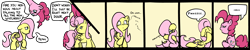 Size: 7500x1500 | Tagged: safe, artist:doggonepony, fluttershy, pinkie pie, earth pony, pegasus, pony, comic, fourth wall