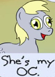 Size: 262x365 | Tagged: safe, artist:fadri, derpy hooves, pegasus, pony, expand dong, exploitable meme, female, mare, meme, solo