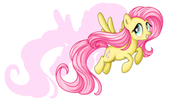 Size: 2560x1440 | Tagged: safe, artist:vird-gi, fluttershy, pegasus, pony, female, mare, pink mane, solo, yellow coat