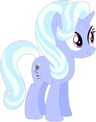 Size: 1024x1292 | Tagged: safe, artist:ra1nb0wk1tty, starlight glimmer, sugarcoat, pony, unicorn, female, mare, recolor, simple background, solo, transparent background