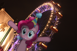 Size: 5184x3456 | Tagged: safe, artist:mr-blitz, pinkie pie, carnival, ferris wheel, irl, photo, ponies in real life, solo