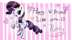 Size: 1920x1080 | Tagged: safe, artist:inky-pinkie, rarity, pony, unicorn, solo, valentine, valentine's day