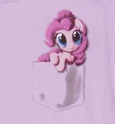 Size: 478x514 | Tagged: safe, pinkie pie, earth pony, pony, clothes, female, mare, pink coat, pink mane, solo, t-shirt