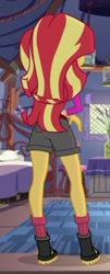 Size: 377x934 | Tagged: safe, screencap, sunset shimmer, equestria girls, legend of everfree, ass, behind, bunset shimmer, cropped, legs, solo