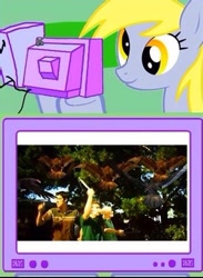 Size: 345x472 | Tagged: safe, derpy hooves, pegasus, pony, birdemic, exploitable meme, female, mare, meme, obligatory pony, tv meme