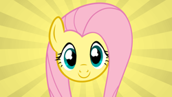 Size: 3500x1969 | Tagged: safe, artist:looneytunerian, fluttershy, pegasus, pony, cartoon intro, female, mare, solo