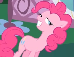 Size: 726x562 | Tagged: safe, pinkie pie, earth pony, pony, faic, female, mare, pink coat, pink mane, reaction image, solo