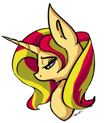 Size: 1156x1304 | Tagged: safe, artist:justart101, sunset shimmer, pony, simple background, solo, transparent background